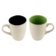 Decorative Handcraft Ceramic Black & Green Coffee Mug In Set Of 2
