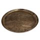Tray engraved with village South India Farming Scene Paddy Fields In Bell metal
