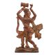 Brass Dancing Lady With Dumroo Home Decoration Statue