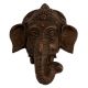Brass Ganesha Face Detailed Engraved Wall Hanging
