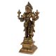 Brass Statue Of Lord Vishnu Standing Narayan Holding Club