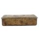 Brass Rectangular Embossed Cigar Box English Art