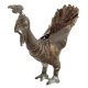 Pure Brass Peacock Figurine In Antique Finish