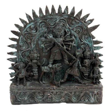 Hand made Brass Dokra Idol Wall Hanging