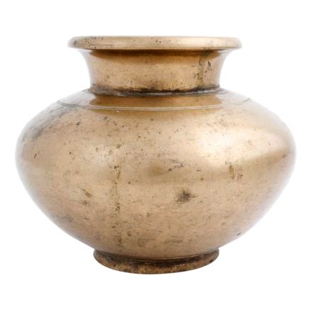 Brass Holy Water Pot Worship Home Decoration