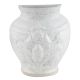 White Ceramic Planter Pot Witih Small Black Dots