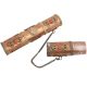 Cylindrical Scroll Case Message Box Dorje Vajra Motif In Copper And Brass