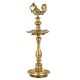 Tall Brass Peacock Oil lamp Diya