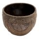 Rustic Brass Rice Measuring Pot From Orissa