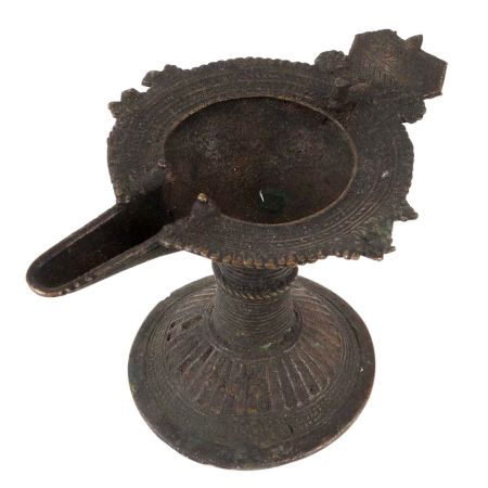 Brass Oil lamp Dhokra Tribe Handcrafted Oil Lamp