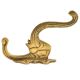 Handmade Brass Artistic Elephant Head Trunk Wall Hooks Hanger