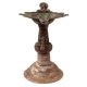 Peacock Brass Oil Lamp Traditional Engraved Worship lamp
