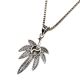 Palm Tree 92.5 Sterling  Silver Pendant