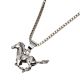 Handmade 92.5 Sterling Silver Horse Pendant