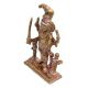 Brass Statue Of Lord Vishnu Avatar With Sheshnag