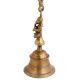 Traditional Brass  Ganesha Figurine Temple Bell With Long Chain