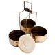 Brass Three Tier Indian Lunch Box