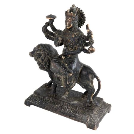 Brass Durga Statue Religious Gift Decoration