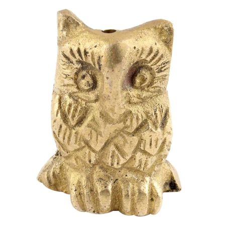 Brass Owl Decorative Incense Holder Paper weight