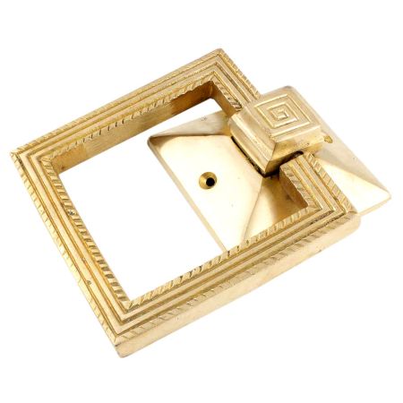 Brass Square Ring Door Pull Modern Hardware