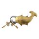 Golden Design Fish Lock with Twin Keys