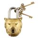 Brass Lion Shape Lock with Keys