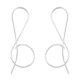 92.5 Sterling Silver Music Note Dangle Earring