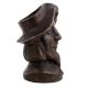 Pirate Head Mug Shaped Brass Pen Holder