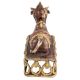 Brass Nandi Bull On Decorative Platform Showpiece