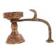 India Brass Oil Lamp With Cobra Head With Long Handle