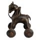 Brass Horse With Wheels Traditional Temple Toy