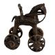 Indian Brass Horse on Wheel Toy For Home Decoration