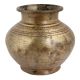 Brass Worship Pot Carved Design On Neck