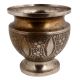 Brass planter Pot Round Base With Islamic Enamel