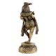Young Brass Lord Krishna Playing Flute Statue