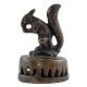 Brass Squirrel Statue Scrub Cleaner Feet Cleaner