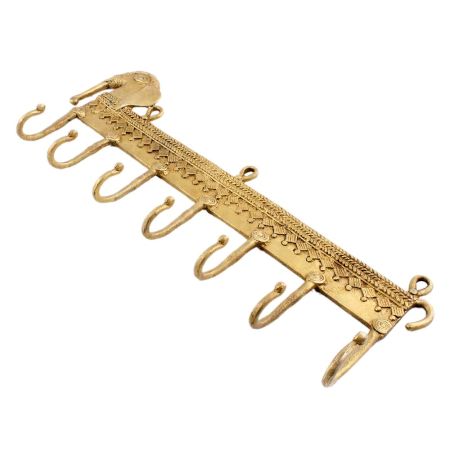 Tribal Elephant Face Seven Wall Hooks