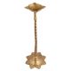 Brass Lotus Flower Design Oil Lamp