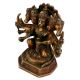 Hindu Brass Statue Of Lord Panchmukhi Hanuman