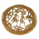 Brass Dhokra Art Round Wall Hanging