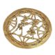 Intricately Designed Tribal Brass Wall Art