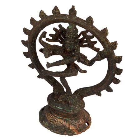 Brass Natraja Statue With Decorative Arch