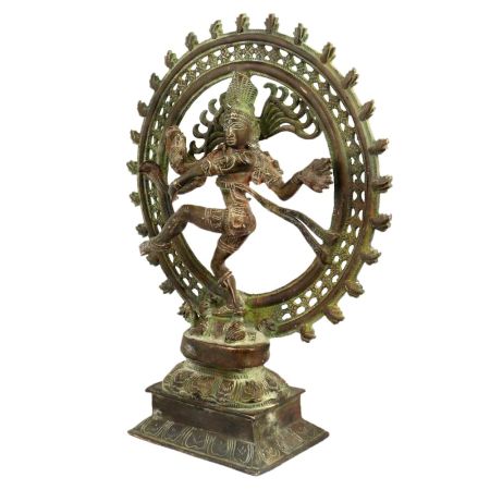 Brass Dancing Shiva Statue Home Decoration