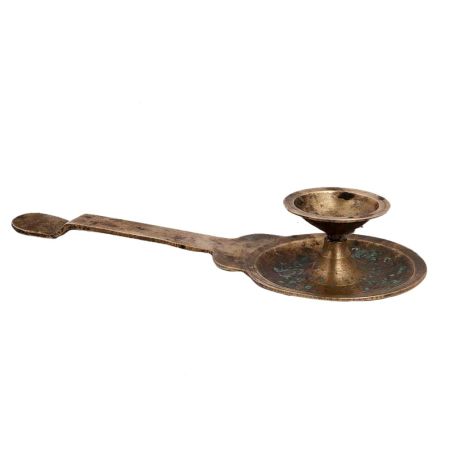 Brass Diya Dhoop Holder Havan Spoon With Long Handle