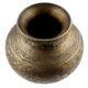 Brass Lota Pot Hand With Engraved With God Images And  Floral Motifs