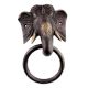 Brass Elephant Head Long Ears Towel Holder