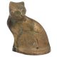 Handmade Brass Sitting Cat Home Decoration Statue