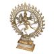 Brass Natraja Statue In Silver Golden Finish