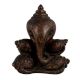 Brass Five Conch Ganesh Ganpati Idol Wall Decoration