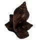 Brass Five Conch Ganesh Ganpati Idol Wall Decoration